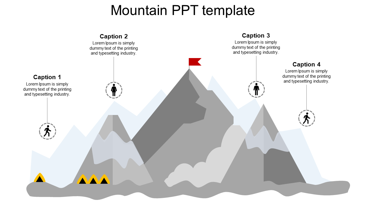mountain ppt template